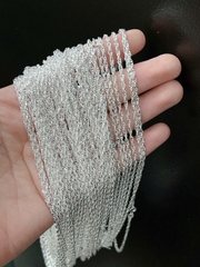 Dây chuyền trẻ em bạc ta nguyên chất S99 tốt cho sức khỏe của bé DTE