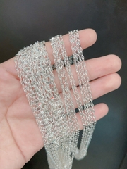 Dây chuyền trẻ em bạc ta nguyên chất S99 tốt cho sức khỏe của bé DTE