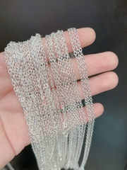 Dây chuyền trẻ em bạc ta nguyên chất S99 tốt cho sức khỏe của bé DTE