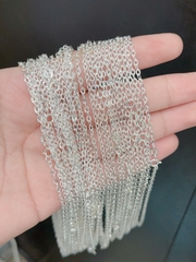 Dây chuyền trẻ em bạc ta nguyên chất S99 tốt cho sức khỏe của bé DTE