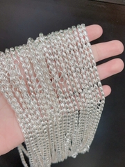 Dây chuyền trẻ em bạc ta nguyên chất S99 tốt cho sức khỏe của bé DTE