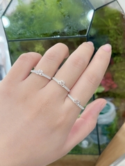 Nhẫn nữ bạc ta size nhẫn theo yêu cầu bảo hành vĩnh viễn (TH55HB)