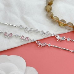 Lắc tay chân trẻ em bạc ta nguyên chất S99 charm BẠC HIỂU MINH LTECN58