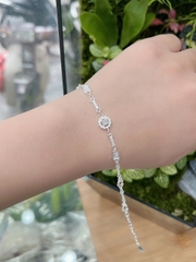Lắc tay nữ bạc ý xinh xắn và nhẹ nhàngBẠC HIỂU MINH LTUTH55HB