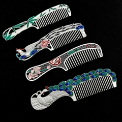 Hàng thủ công mỹ nghệ lược chải đầu BẠC HIỂU MINH HTC