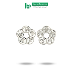 Đồng Bạc Hoa Mai Bản Nhỏ Để Ví, Cất Két Thu Hút Tài Lộc  Đường Kính 1.6 cm Bạc Ta BẠC HIỂU MINH XDG001