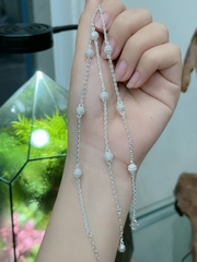 Lắc tay nữ bạc ta kiểu bi nhẹ nhàng đơn giản nữ tính BẠC HIỂU MINH LTUTH55HB