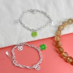 Lắc tay chân trẻ em bạc ta nguyên chất S99 charm BẠC HIỂU MINH LTECN58