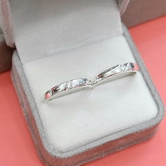 Nhẫn đôi bạc size nhẫn theo yêu cầu bảo hành vĩnh viễn BẠC HIỂU MINH NC