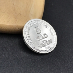 Đồng Xu Đánh Gió Bạc Nguyên Chất S999 Đồng 5 Hào XDG21