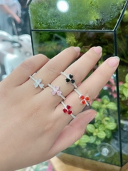 Nhẫn nữ bạc ta size nhẫn theo yêu cầu bảo hành vĩnh viễn (TH55HB)