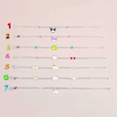 Vòng Tay Bạc S925 Cho Bé Mix Charm Hoạt Hình Xinh Yêu BẠC HIỂU MINH LTE581