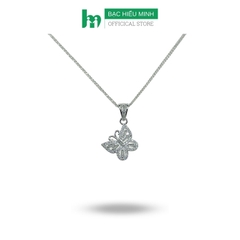 Dây Chuyền Bạc Nữ Mặt Hồ Điệp BẠC HIỂU MINH DMD545