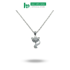 Dây Chuyền Bạc Nữ Mặt Hồ Ly BẠC HIỂU MINH DMD546