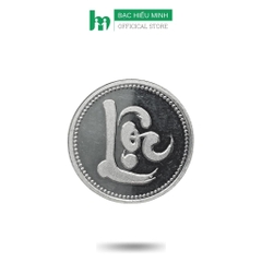 Đồng Bạc Đánh Cảm Cạo Gió Chữ Lộc Bạc Ta Nguyên Chất S99 BẠC HIỂU MINH XDG14