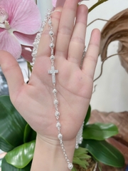 Lắc tay nữ bạc ta kiểu bi nhẹ nhàng đơn giản nữ tính BẠC HIỂU MINH LTUTH55HB