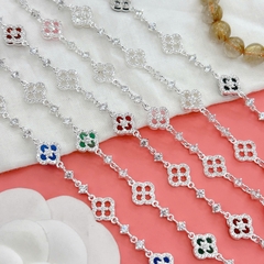 Lắc tay chân trẻ em bạc ta nguyên chất S99 charm BẠC HIỂU MINH LTECN58