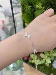 Lắc tay nữ bạc ý xinh xắn và nhẹ nhàngBẠC HIỂU MINH LTUTH55HB