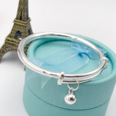 Lắc Tay Lắc Chân Bạc Ta Nguyên Chất S99 Cho Bé Mix Chuông Xinh Dạng Kiềng Chuông Xinh BẠC HIỂU MINH LTE012