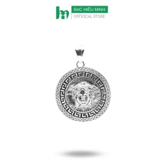 Mặt Dây Chuyền Nam Bạc Hình Logo Versace Nhãn Hiệu Ý Bạc Hiểu Minh MDN019