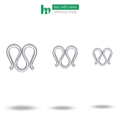 Móc Khóa Chữ M Thay Thế Cho Dây Chuyền Vòng Cổ Trẻ Em Nam Nữ BẠC HIỂU MINH MKM000