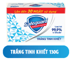 Safeguard Pure White Bar Soap 130g