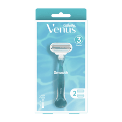 Gillette Venus Smooth Razor Set (1 Handle + 2 Cartridges)