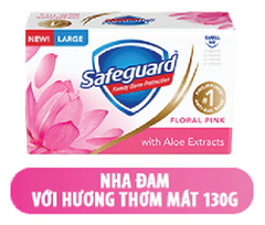 Safeguard Floral Pink with Aloe Extracts Bar Soap 130g