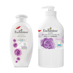 Sữa tắm trắng và dưỡng ẩm có hạt Sensation