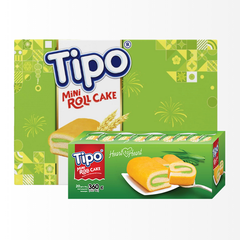 Bánh bông lan cuộn Tipo hương cốm