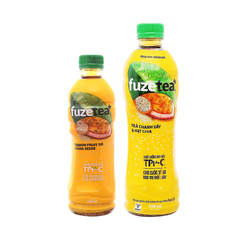 Trà chanh dây và hạt chia Fuzetea 350ML/450ML
