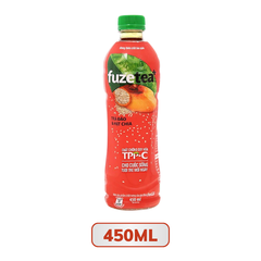 Trà đào và hạt chia FuzeTea 350ML/450ML/1L