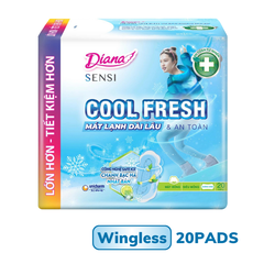 Băng vệ sinh siêu mỏng không cánh Diana Sensi Cool Fresh