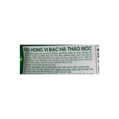Kẹo ngậm Họng vị bạc hà thảo mộc