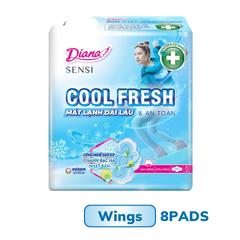 Băng vệ sinh siêu mỏng có cánh Diana Sensi Cool Fresh