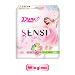 Băng Vệ Sinh Diana Sensi Siêu Mỏng Cánh 23Cm 8 Miếng