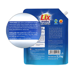 Nước giặt Lix Matic hương nước hoa khử mùi ẩm mốc