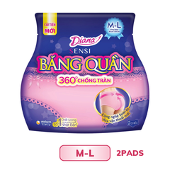 Băng Vệ Sinh Diana Dạng Quần Ban Đêm 360 chống tràn