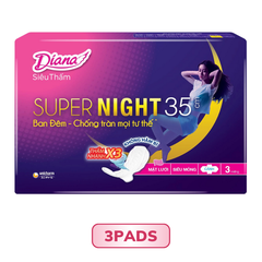 Băng Vệ Sinh Ban Đêm Diana Siêu Thấm Không Gây Kích Ứng