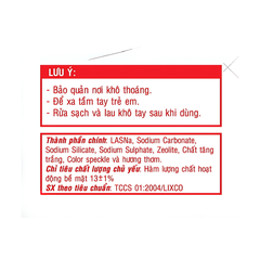 Bột giặt Lix Extra hương nước hoa