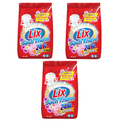 Bột giặt Lix sạch thơm 24h ngát hương túi 500G/ 2KG/ 5,5KG