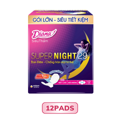 Băng Vệ Sinh Diana Siêu Thấm Supernight 29cm