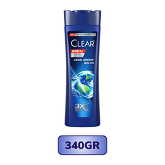 Dầu gội Clear Men Cool Sport bạc hà mát lạnh 170G/ 340G/ 630G/ 900G