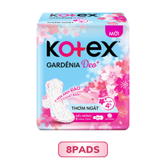 Kotex Gardenia Deo+ Hoa Anh Đào Siêu Mỏng Cánh 20 Miếng