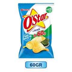 Snack khoai tây vị tảo biển O'Star gói 35G/ 60G/ 105G/ 152G