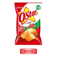 Snack vị kim chi Hàn Quốc O'Star gói 35G/ 60G/ 105G/ 152G