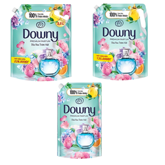 Nước xả vải Downy tinh dầu thiên nhiên đóa hoa thơm mát túi 1.35L/ 2.2L/ 3.5L