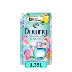 Nước xả vải Downy tinh dầu thiên nhiên đóa hoa thơm mát túi 1.35L/ 2.2L/ 3.5L
