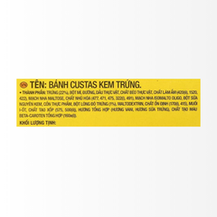 Bánh Custas Kem Trứng Hộp