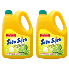 Nước rửa chén Lix siêu đậm đặc hương chanh can 1.4KG/ 3.6KG